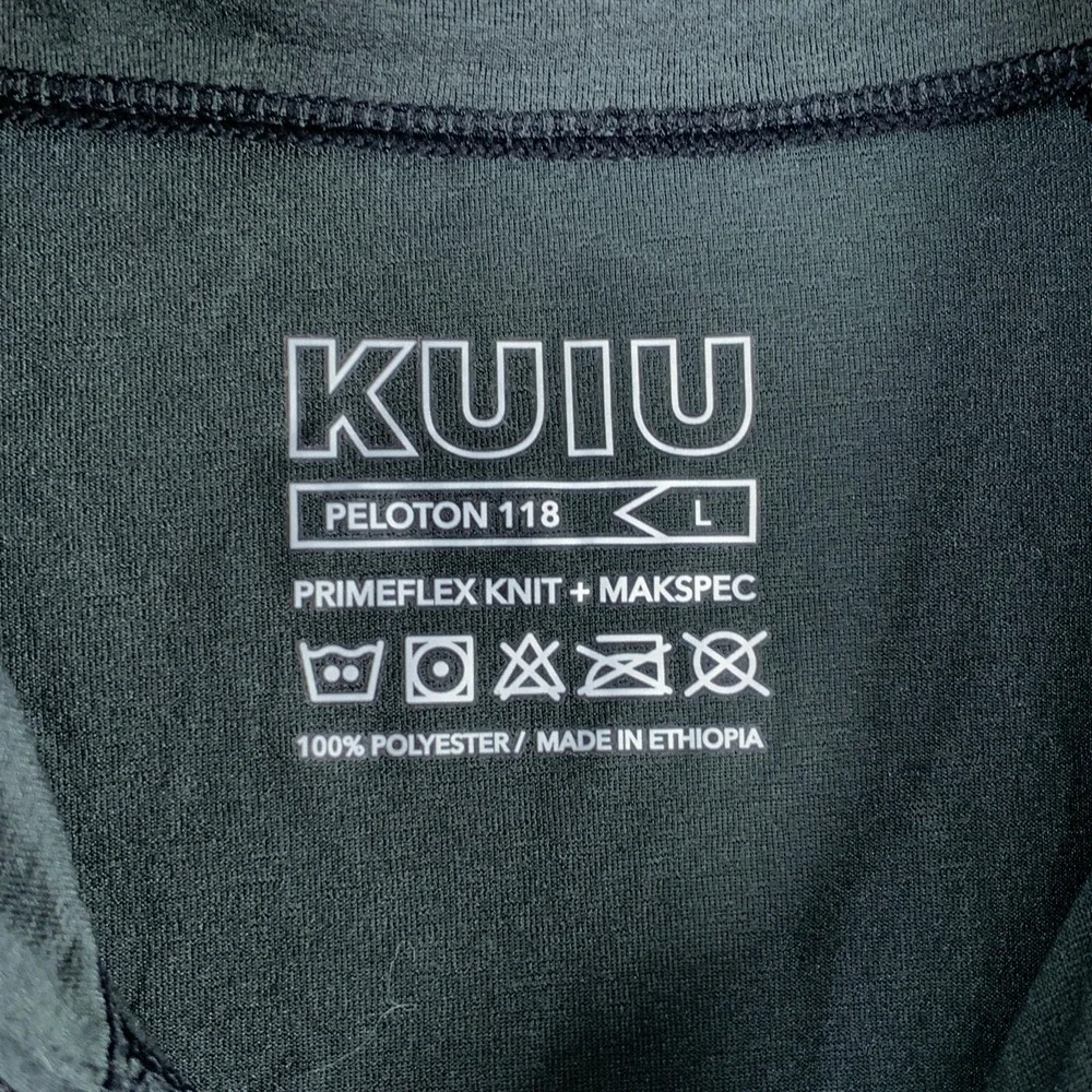 Kuiu Peloton 118 Pullover Men Large Primeflex Knit Makspec Outdoor Hunting Q Zip